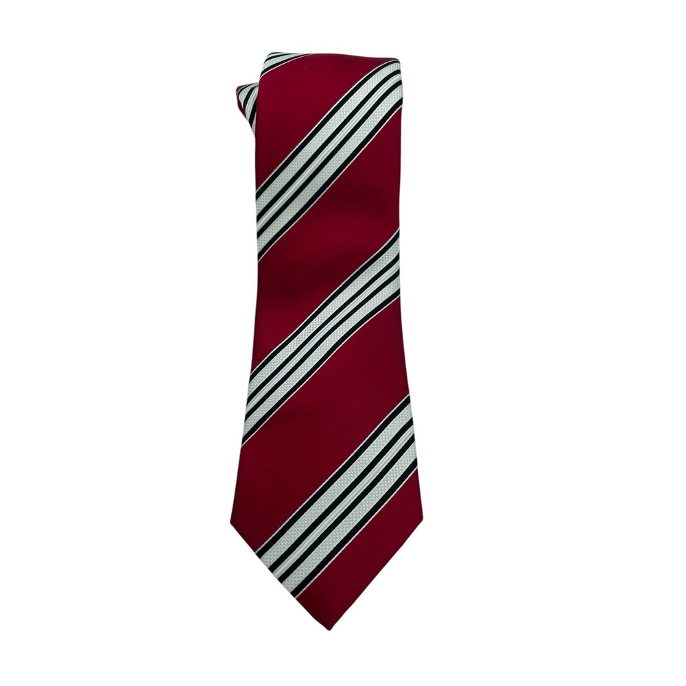 Donald J. Trump Tie Men's 60"x 3 1/2" Multi Color With Stripes 100% Silk (TD10)